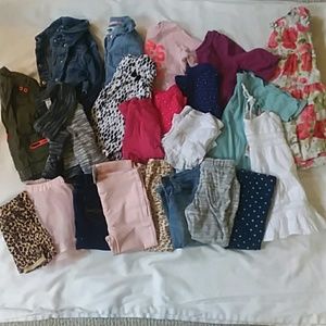 22 piece trendy Girls 2T lot